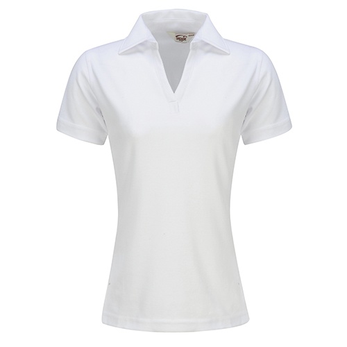 Playera polo LUXX Dama- BLANCO-BLANCO