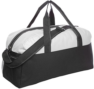 BOLSO DEPORTIVO-GRIS Y NEGRO