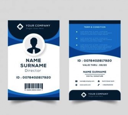 Gafete personalizado-