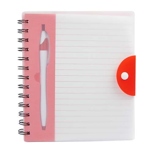 LIBRETA BREKA-Rosa Translucido