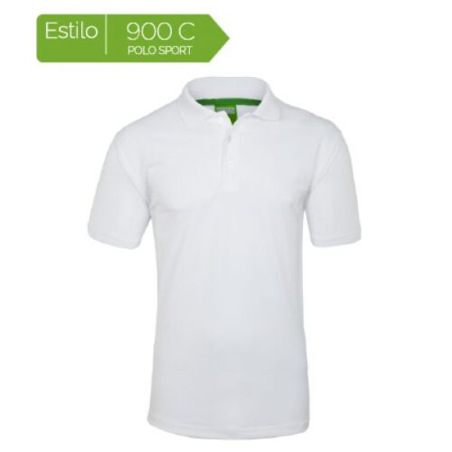 POLO ESTILO 900C  BLANCA-BLANCO
