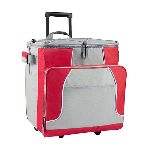 HIELERA TROLLEY OSLO ROJO-ROJO