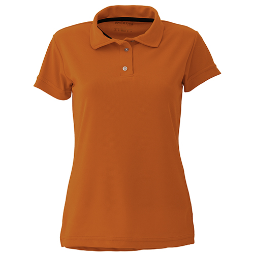 PLAYERA POLO SPORTIVA DAMA NARANJA NEON-NARANJA NEON