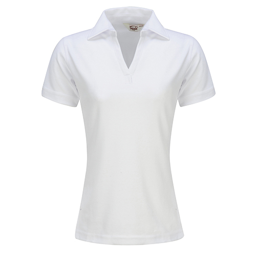 Playera polo LUXX Dama- BLANCO-BLANCO