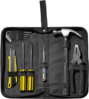SET DE HERRAMIENTAS "MEISSA"-NEGRO