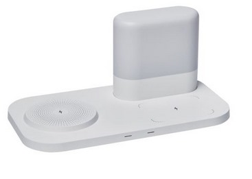CARGADOR CON LÁMPARA LAMPPU-BLANCO